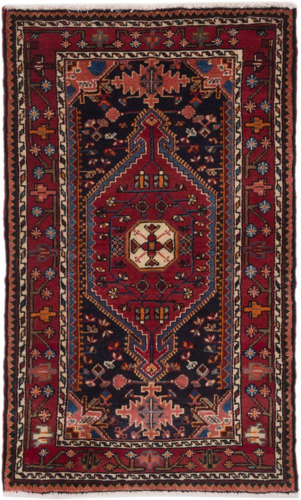 Tapis persan Tuyserkan 131x81 131x81, Tapis persan Noué à la main
