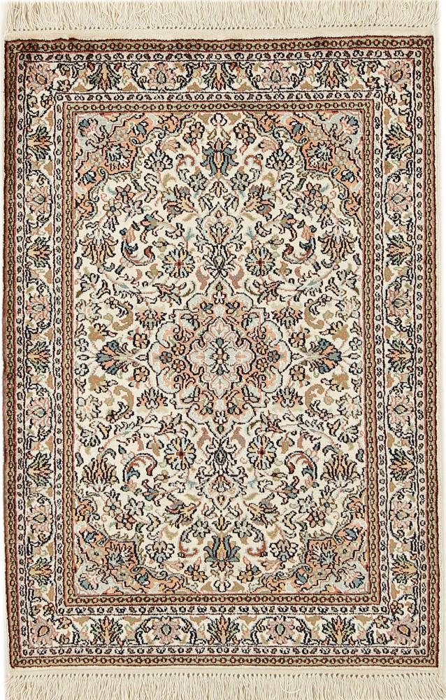 Tappeto indiano Cachemire di Seta 91x63 91x63, Tappeto persiano Annodato a mano