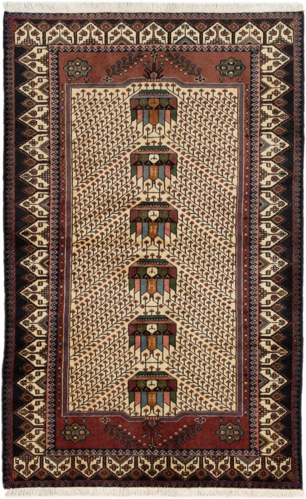 Περσικό χαλί Shahsavan 199x129 199x129, Περσικό χαλί Οι κόμποι έγιναν με το χέρι