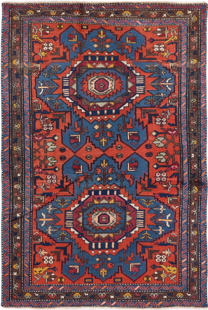 Russischer Teppich Shirwan 6'3"x4'3" 6'3"x4'3", Perserteppich Handgeknüpft