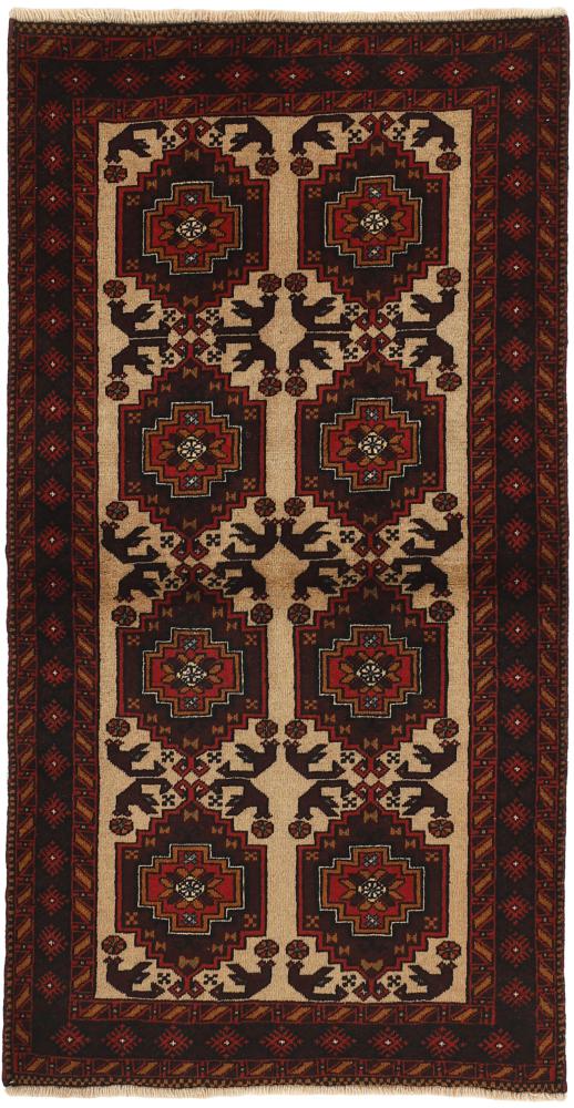 Persian Rug Baluch 182x90 182x90, Persian Rug Knotted by hand