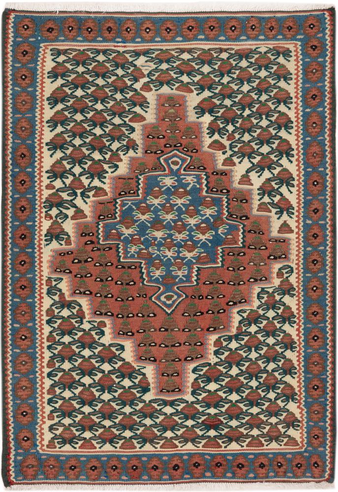 Tapete persa Kilim Senneh 111x75 111x75, Tapete persa Atado à mão