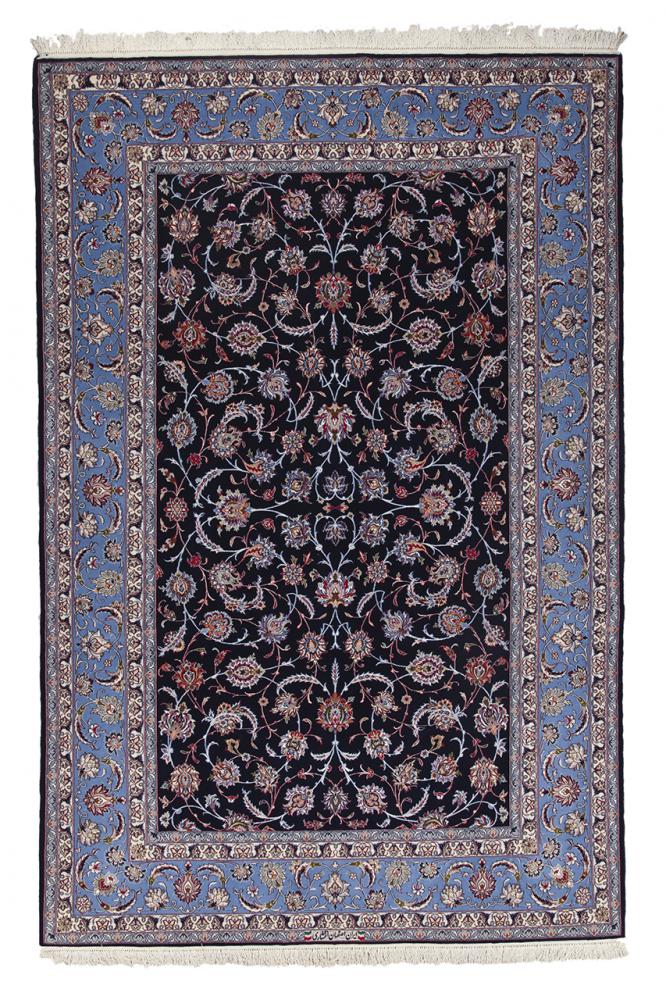 Tapete persa Isfahan Fio de Seda 299x198 299x198, Tapete persa Atado à mão