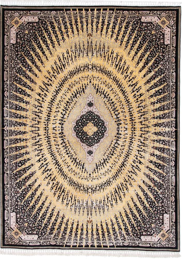 Indo rug Isfahan 336x249 336x249, Persian Rug Knotted by hand