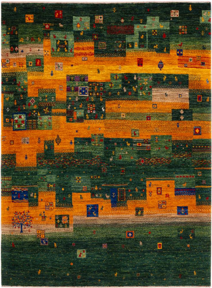 Alfombra persa Persia Gabbeh Loribaft Nowbaft 201x150 201x150, Alfombra persa Anudado a mano