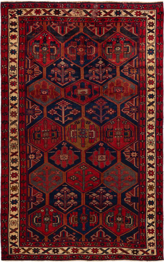 Persian Rug Lori Antique 8'8"x5'7" 8'8"x5'7", Persian Rug Knotted by hand