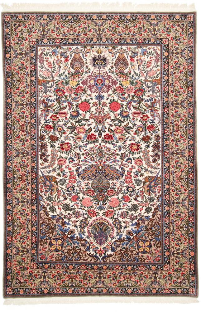 Perserteppich Isfahan Seidenkette 305x206 305x206, Perserteppich Handgeknüpft