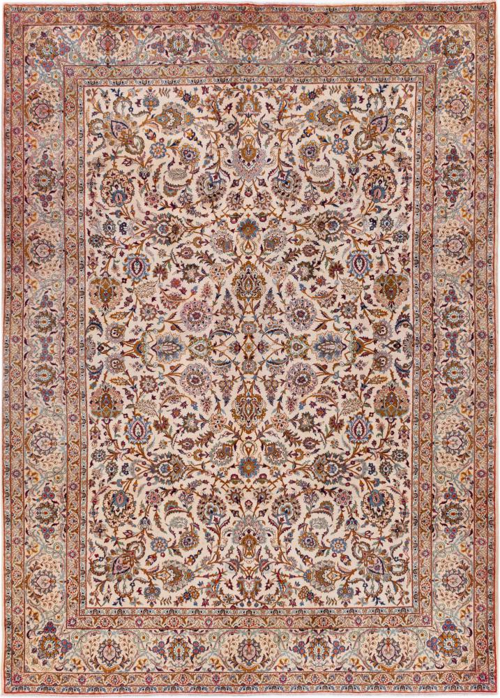 Tapis persan Kashan 375x272 375x272, Tapis persan Noué à la main
