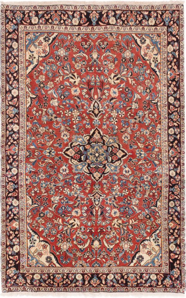 Persian Rug Sarouk 215x131 215x131, Persian Rug Knotted by hand