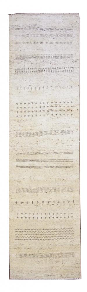 Tapete indiano Gabbeh Loribaft Design 295x78 295x78, Tapete persa Atado à mão