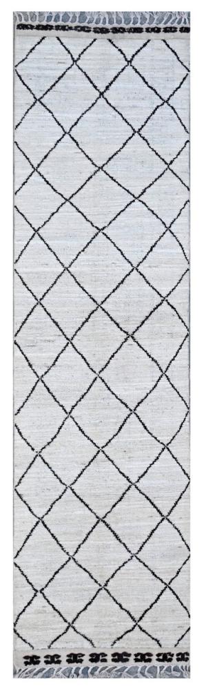 アフガンカーペット Berber Contemporary 294x73 294x73,  ペルシャ絨毯 手織り