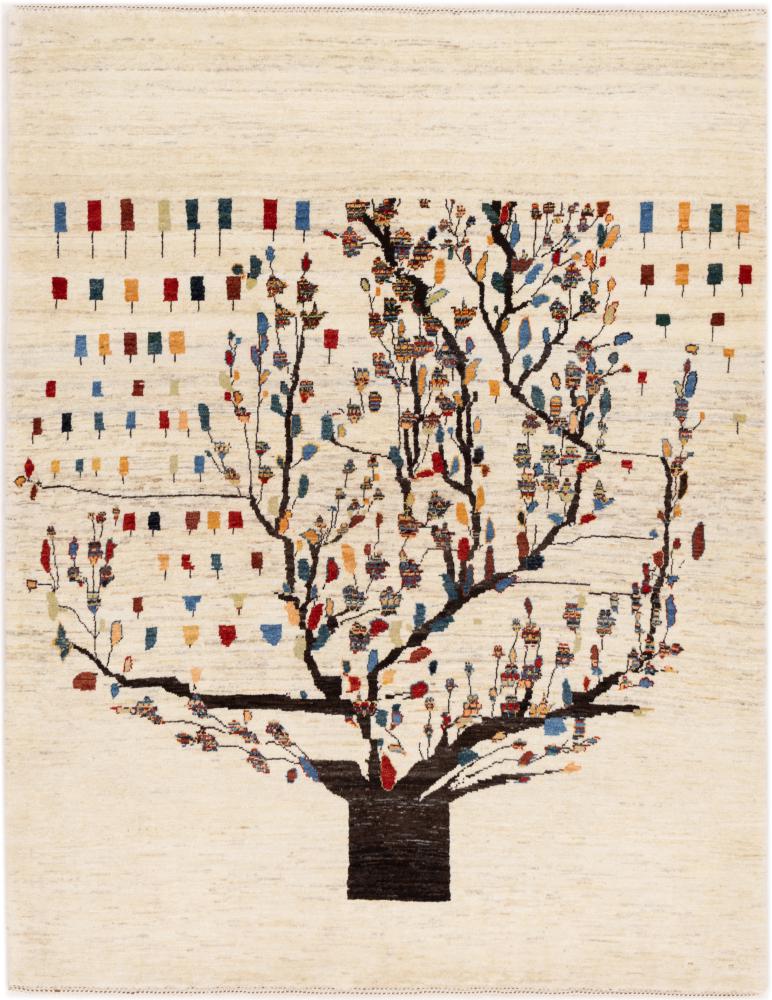 Persisk tæppe Persisk Gabbeh Kashkuli Banafsheh 198x153 198x153, Persisk tæppe Knyttet i hånden