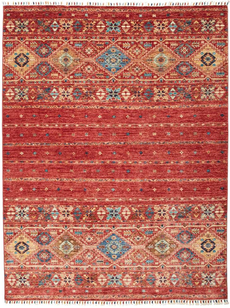 Pakistani rug Design Arijana 6'7"x5'0" 6'7"x5'0", Persian Rug Knotted by hand