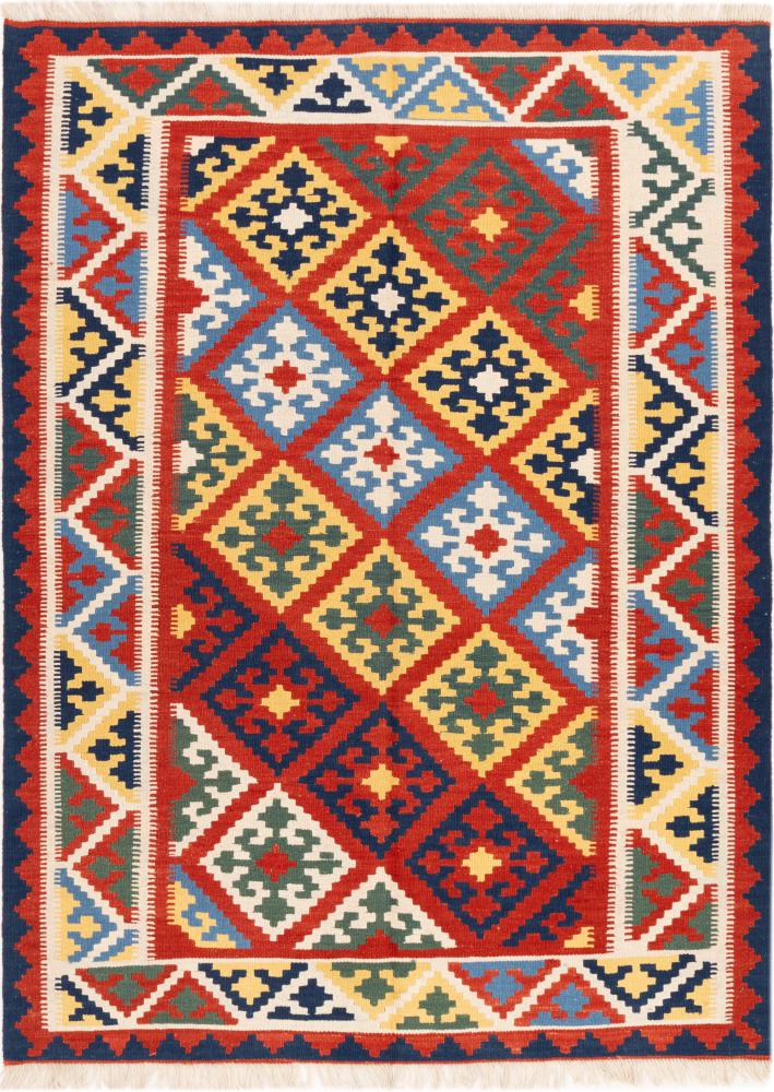 Tappeto persiano Kilim Fars Ghashghai 203x149 203x149, Tappeto persiano Tessuto a mano