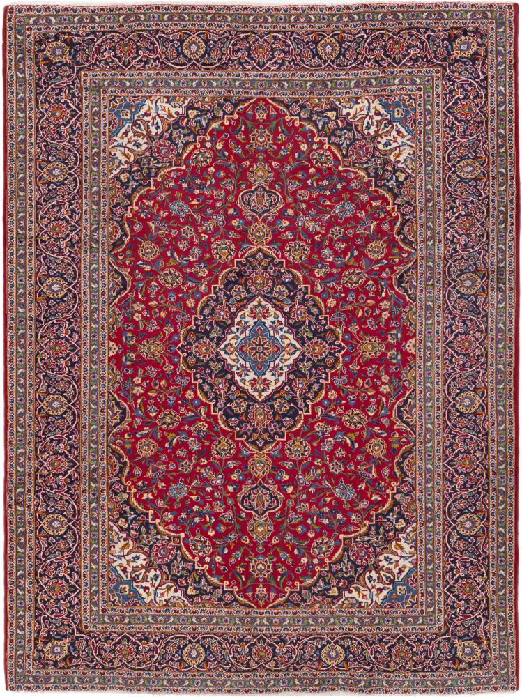 Persisk tæppe Keshan 405x303 405x303, Persisk tæppe Knyttet i hånden
