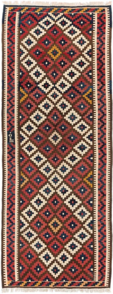 Tapete persa Kilim Fars 306x121 306x121, Tapete persa Tecido à mão