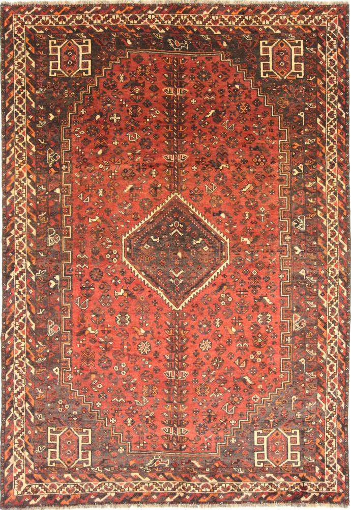 Tapis persan Shiraz 319x221 319x221, Tapis persan Noué à la main