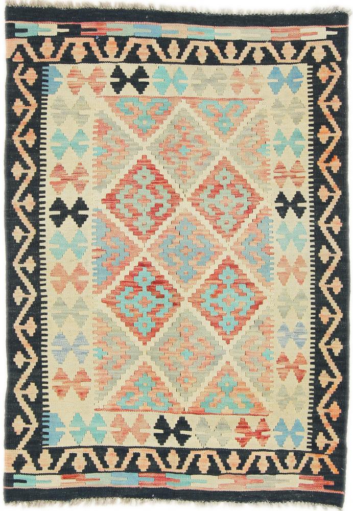 Tapete afegão Kilim Afegão Heritage 146x102 146x102, Tapete persa Tecido à mão