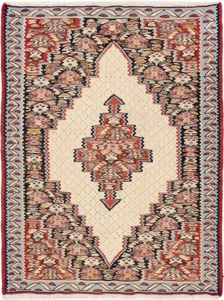 Tapete persa Kilim Senneh 91x71 91x71, Tapete persa Atado à mão