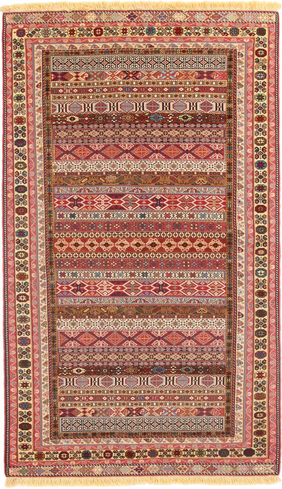 Tapete persa Kilim Soozani Nimbaft 205x120 205x120, Tapete persa Atado à mão