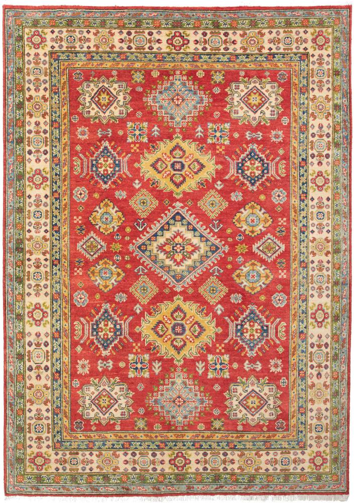 Afghan rug Kazak Limited 215x150 215x150, Persian Rug Knotted by hand