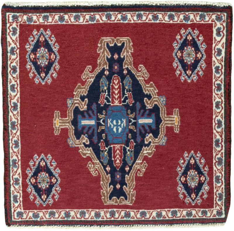 Perzisch tapijt Shiraz 60x64 60x64, Perzisch tapijt Handgeknoopte