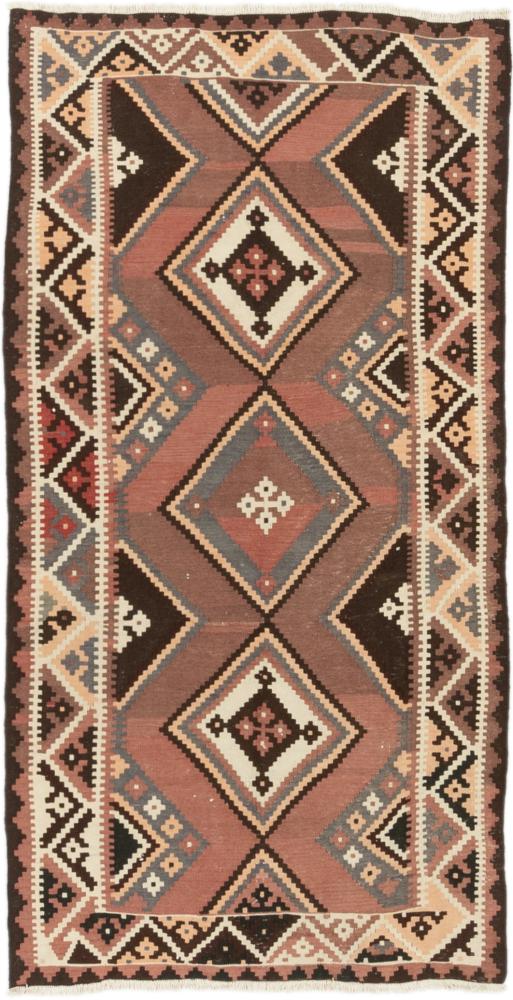 Tapete persa Kilim Fars Azerbaijan Velho 269x131 269x131, Tapete persa Tecido à mão