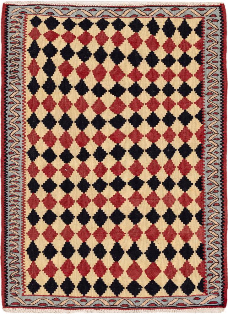 Tapete persa Kilim Senneh 92x69 92x69, Tapete persa Atado à mão