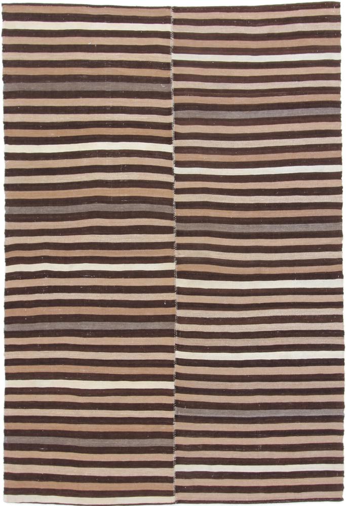 Tapete persa Kilim Fars Mazandaran Antigo 203x137 203x137, Tapete persa Tecido à mão