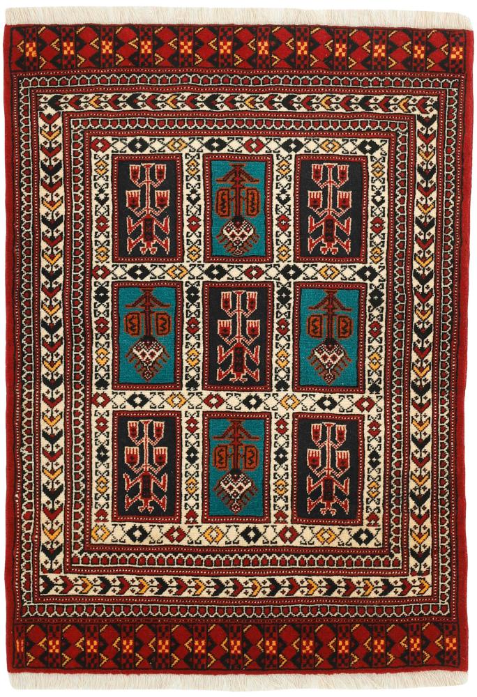 Persian Rug Turkaman 118x85 118x85, Persian Rug Knotted by hand