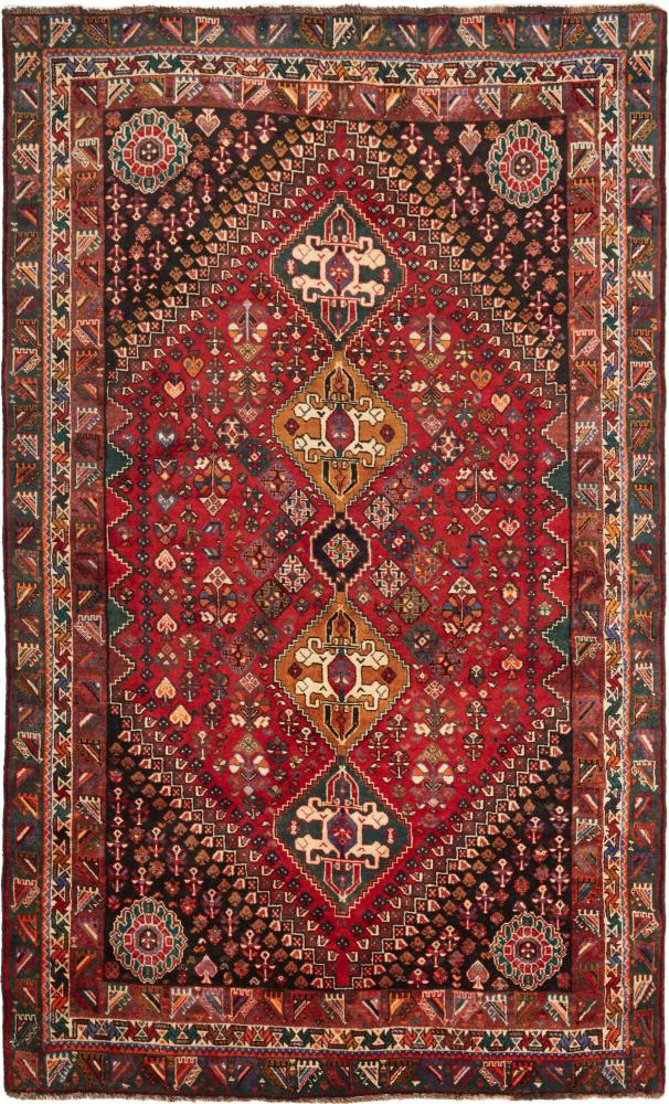 Persian Rug Shiraz 266x159 266x159, Persian Rug Knotted by hand