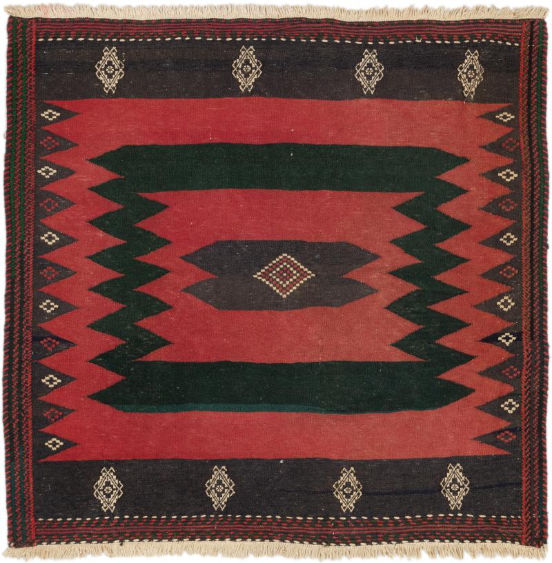 Tapete persa Kilim Fars 118x119 118x119, Tapete persa Tecido à mão