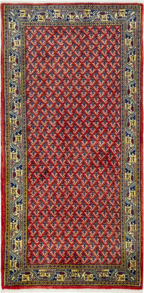 Tapete persa Sarough Mir Boteh 131x66 131x66, Tapete persa Atado à mão