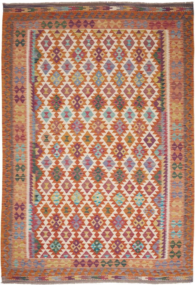 Tapete afegão Kilim Afegão 299x205 299x205, Tapete persa Tecido à mão