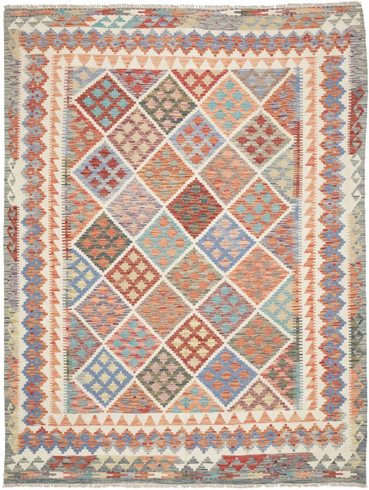 Afghansk tæppe Kelim Afghan 264x196 264x196, Persisk tæppe Håndvævet