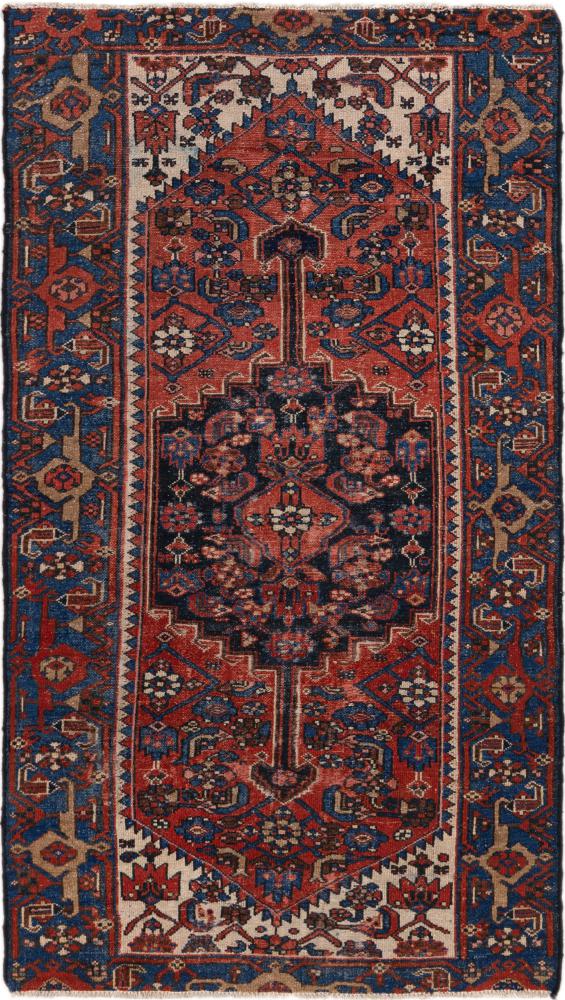 Persisk tæppe Khamseh Gamle 179x97 179x97, Persisk tæppe Knyttet i hånden