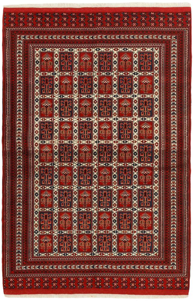 Perzsa szőnyeg Turkaman 204x138 204x138, Perzsa szőnyeg Kézzel csomózva