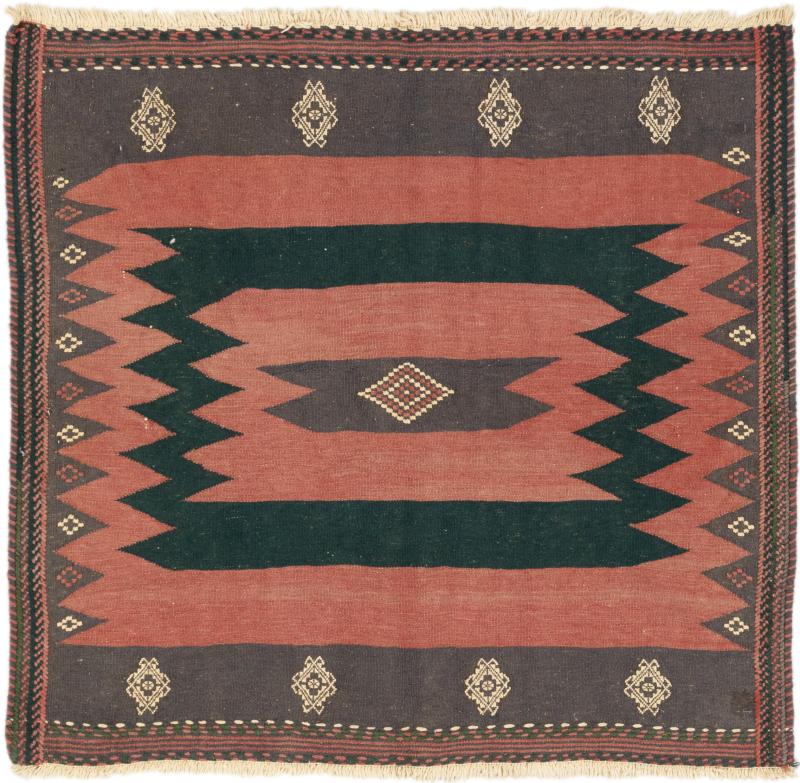 Tapete persa Kilim Fars 109x120 109x120, Tapete persa Tecido à mão