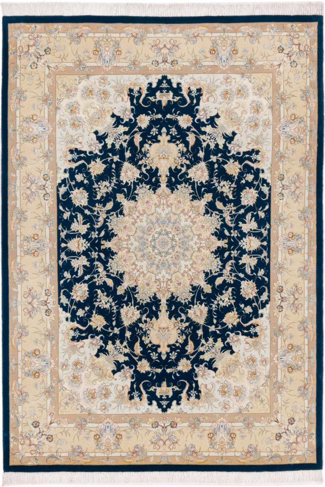 Tappeto persiano Tabriz 50Raj Ordito in Seta 211x148 211x148, Tappeto persiano Annodato a mano