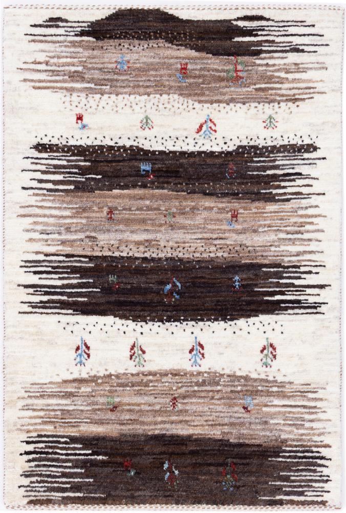 Tappeto persiano Persiano Gabbeh Loribaft Atelier 98x64 98x64, Tappeto persiano Annodato a mano