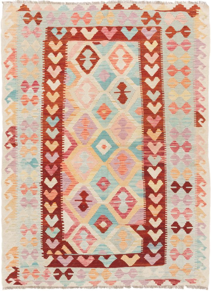 Tapete afegão Kilim Afegão 188x138 188x138, Tapete persa Tecido à mão