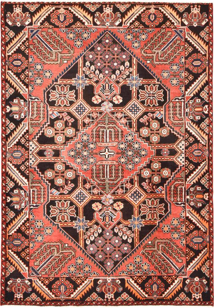 Persian Rug Saveh 6'9"x4'8" 6'9"x4'8", Persian Rug Knotted by hand