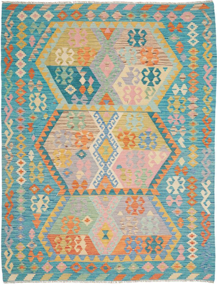 Alfombra afgana Kilim Afghan 227x178 227x178, Alfombra persa Tejido a mano