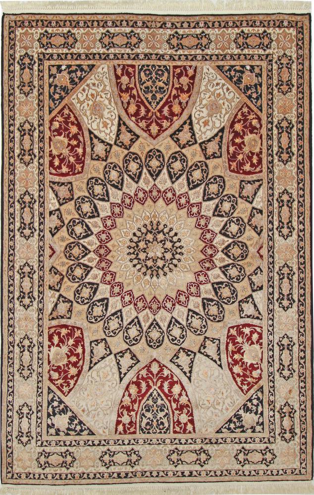Indo rug Indo Tabriz Gumbad 267x177 267x177, Persian Rug Knotted by hand
