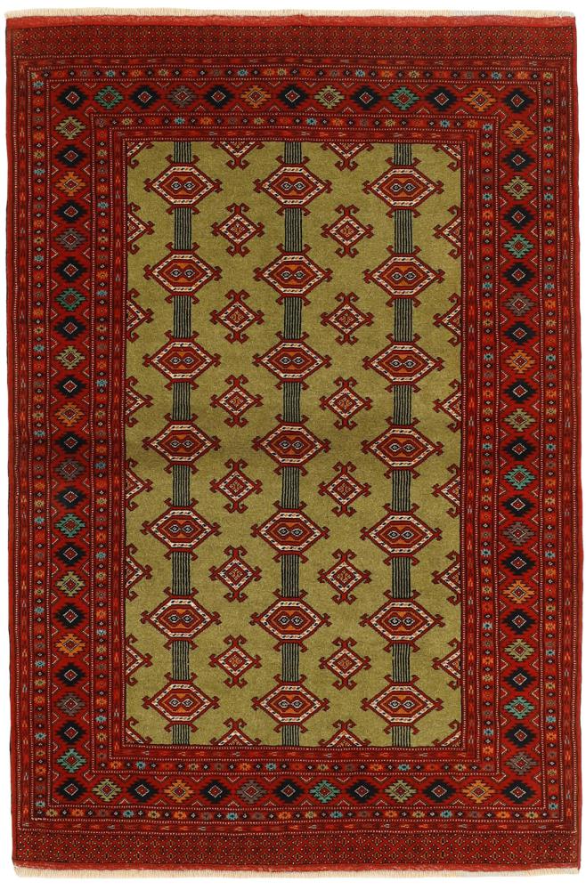Perzsa szőnyeg Turkaman 198x134 198x134, Perzsa szőnyeg Kézzel csomózva