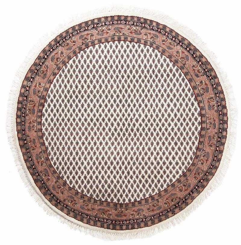 Indo rug Indo Sarouk Mir 100x100 100x100, Persian Rug Knotted by hand