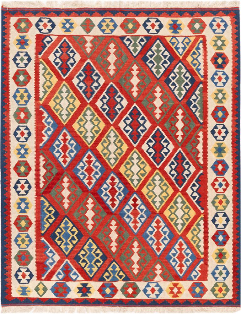 Persian rug Kilim Fars Ghashghai 201x159 201x159, Persian rug Handwoven