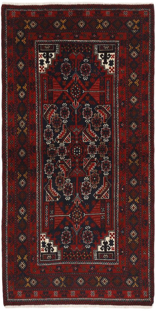 Tapis persan Baloutche 184x90 184x90, Tapis persan Noué à la main