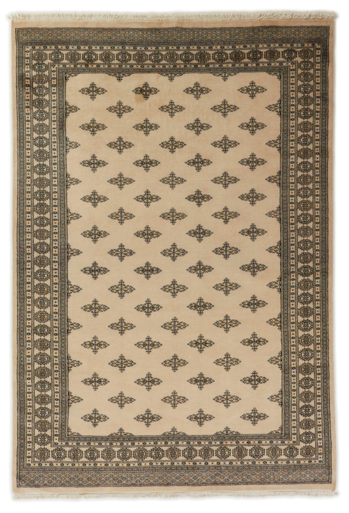 パキスタン絨毯 パキスタン Buchara 2ply 290x197 290x197, ペルシャ絨毯 手織り