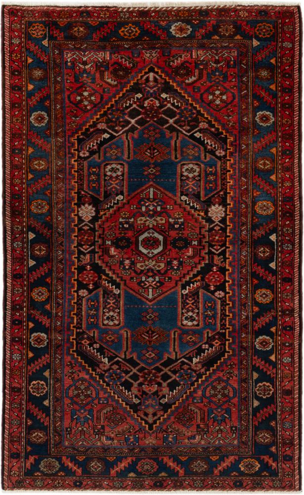 Περσικό χαλί Khamseh 209x131 209x131, Περσικό χαλί Οι κόμποι έγιναν με το χέρι